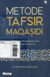 Image of Metode tafsir maqasidi