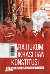 Image of Negara hukum, demokrasi dan institusi