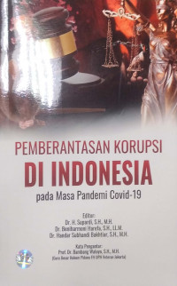 Image of Pemberatasan  korupsi di Indonesia pada masa pandemi covid-19