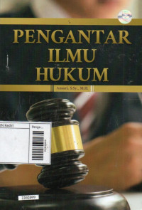Image of Pengantar ilmu hukum