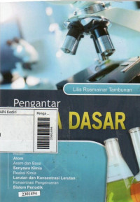 Image of Pengantar kimia dasar