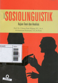 Image of Sosiolinguistik : kajian teori dan analisis