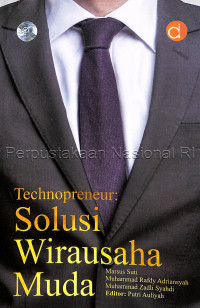 Image of Technopreneur : solusi wirausaha muda
