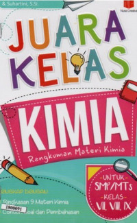 Image of Juara kelas kimia : rangkuman materi kimia