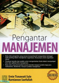 Image of Pengantar manajemen
