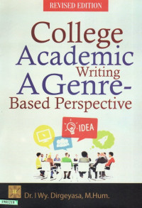 Image of College academic writing: a genre based perspective