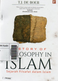 Image of History of philosophy in Islam= sejarah filsafat dalam Islam