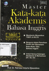 Image of Master kata-kata akademis Bahasa Inggris