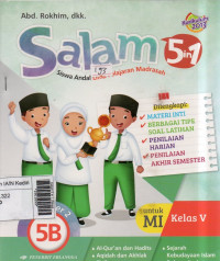 Image of Salam 5 in 1  (Siswa andal lima pelajaran Madrasah) untuk MI kelas V jilid 5B