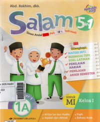 Image of Salam 5 in 1  (Siswa andal lima pelajaran Madrasah) untuk MI kelas I jilid IA