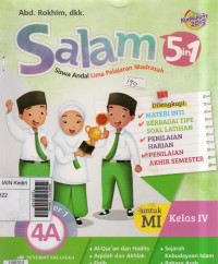 Image of Salam 5 in 1  (Siswa andal lima pelajaran Madrasah) untuk MI kelas IV jilid 4A