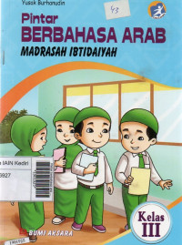Image of Pintar berbahasa arab : Madrasah Ibtidaiyah kelas III