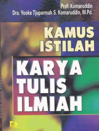 Image of Kamus istilah karya ilmiah
