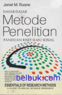 Image of Dasar-dasar metode penelitian: panduan riset ilmu sosial