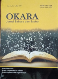 Image of OKARA : Jurnal Bahasa dan Sastra