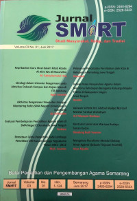 Image of Jurnal  Smart : Studi Masyarakat , Religi, dan Tradisi
