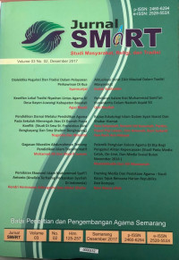 Image of Jurnal Smart : Studi Masyarakat, Religi, dan Tradisi