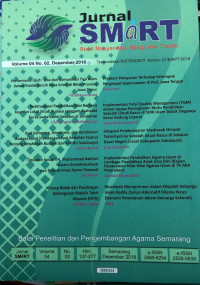 Image of Jurnal Smart : Studi Masyarakat, Religi, dan Tradisi