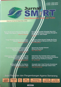 Image of Jurnal Smart : Studi Masyarakat ,Religi ,dan Tradisi
