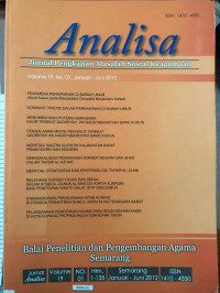 Image of Analisa : Jurnal Pengkajian Masalah Sosial Keagamaan