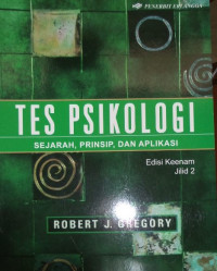 Image of Tes psikologi : Sejarah, prinsip, dan aplikasi Jilid 2